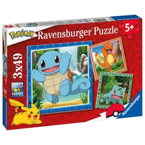 Ravensburger - Puzzle personaje Pokemon 3x49 piese - imagine 7